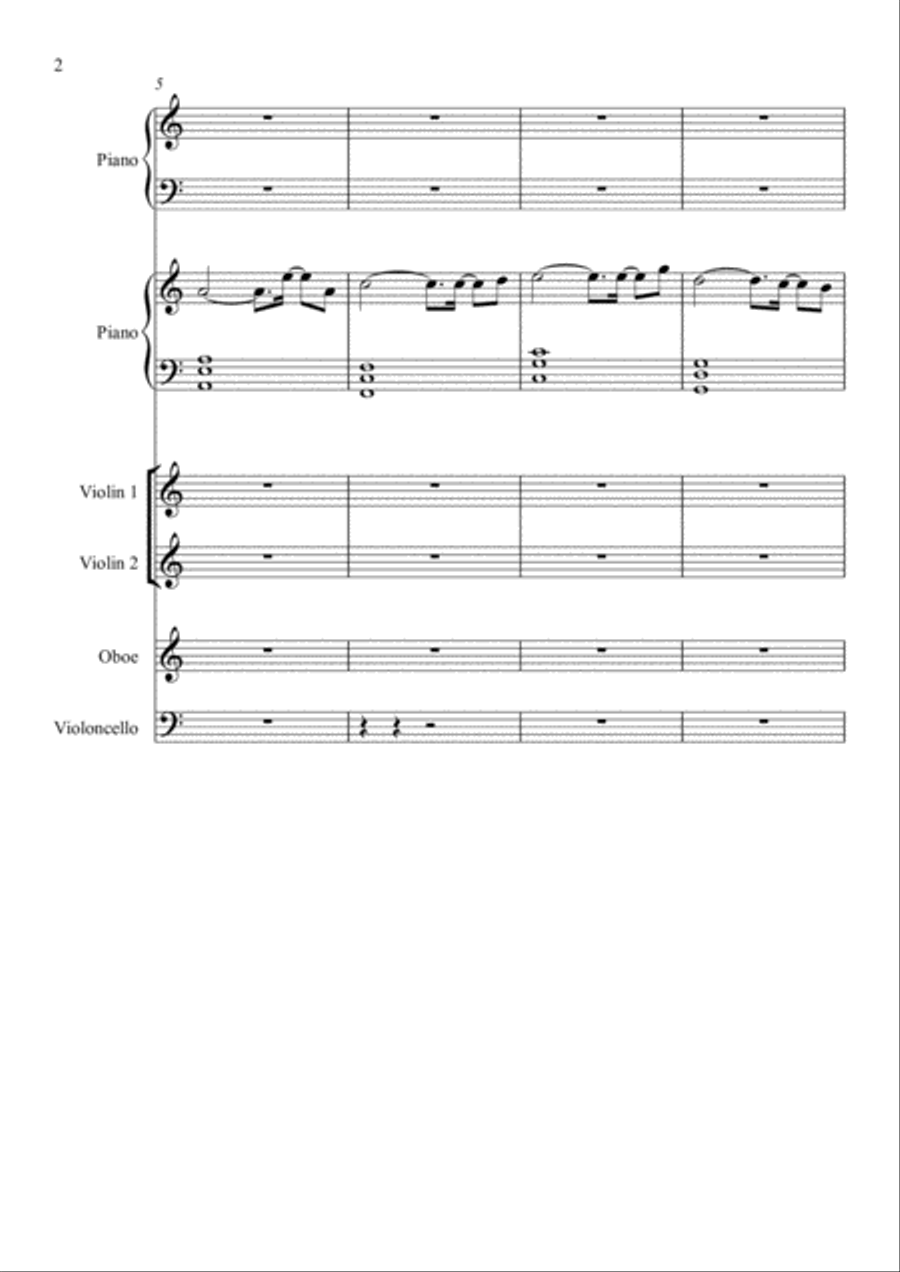 Elegance (by N.Félix) Elegance (by N.Félix) Small Ensemble scores gallery preview page 2
