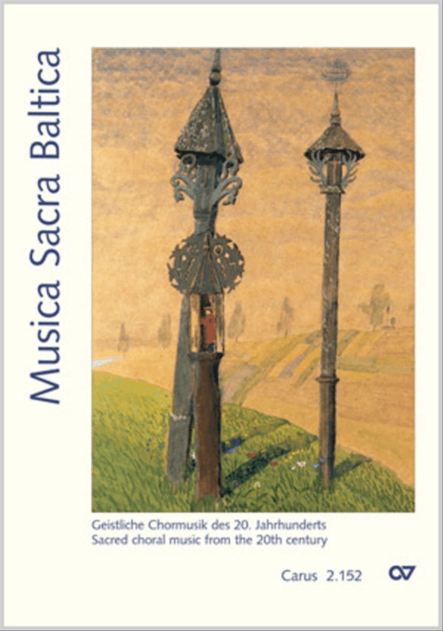 Book cover for Musica Sacra Baltica. Sacred choral music from the 20th century for service and concert for mixed choir a cappella