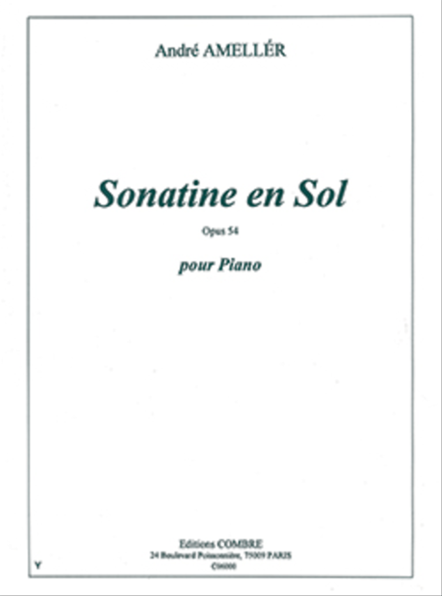 Sonatine en Sol Op. 54 Sonatine en Sol Op. 54 Piano Solo scores gallery preview page 1