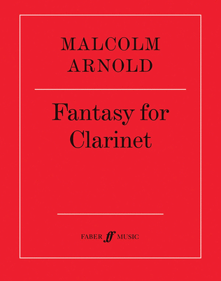 Book cover for Fantasy for Clarinet