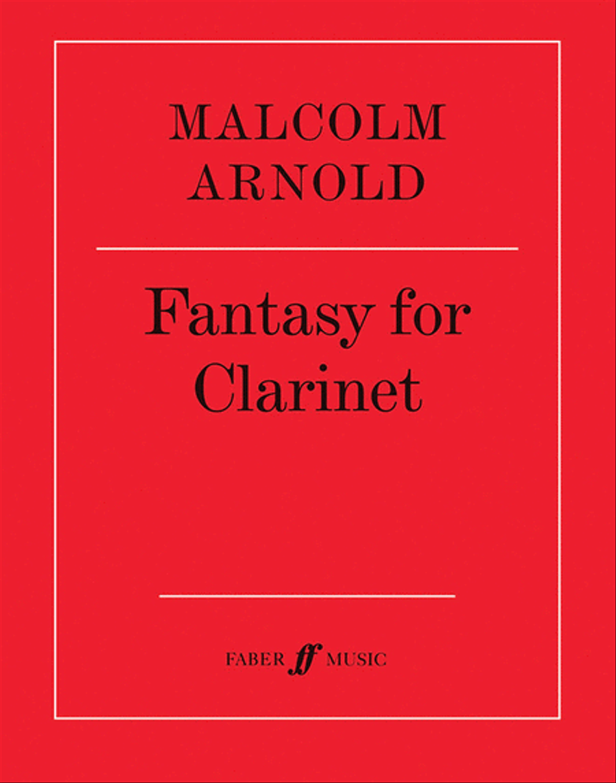 Book cover for Fantasy for Clarinet