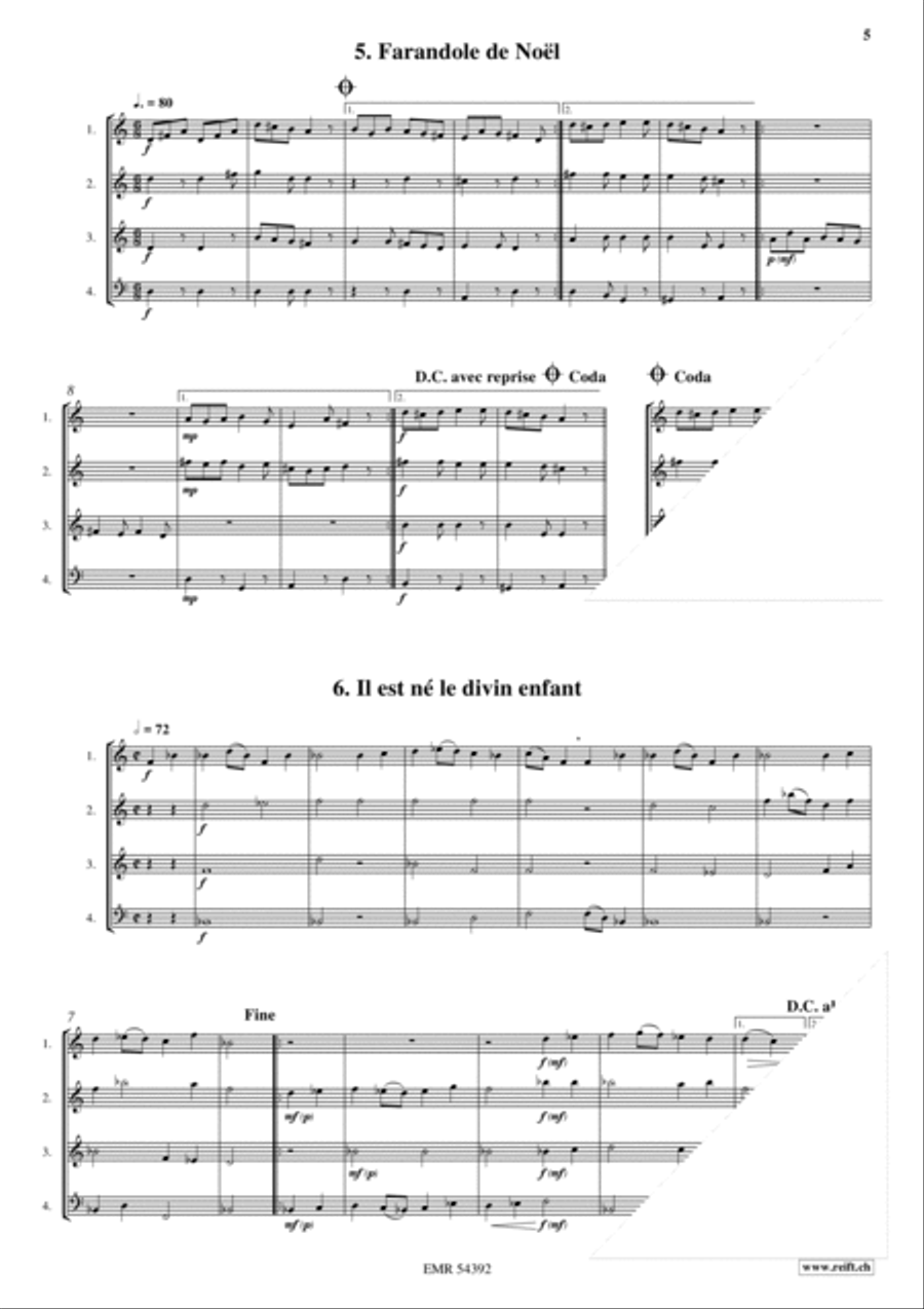 10 Noels 10 Noels Recorder scores gallery preview page 5