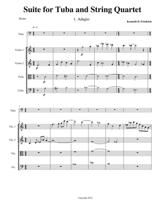 Suite for Tuba and String Quartet
