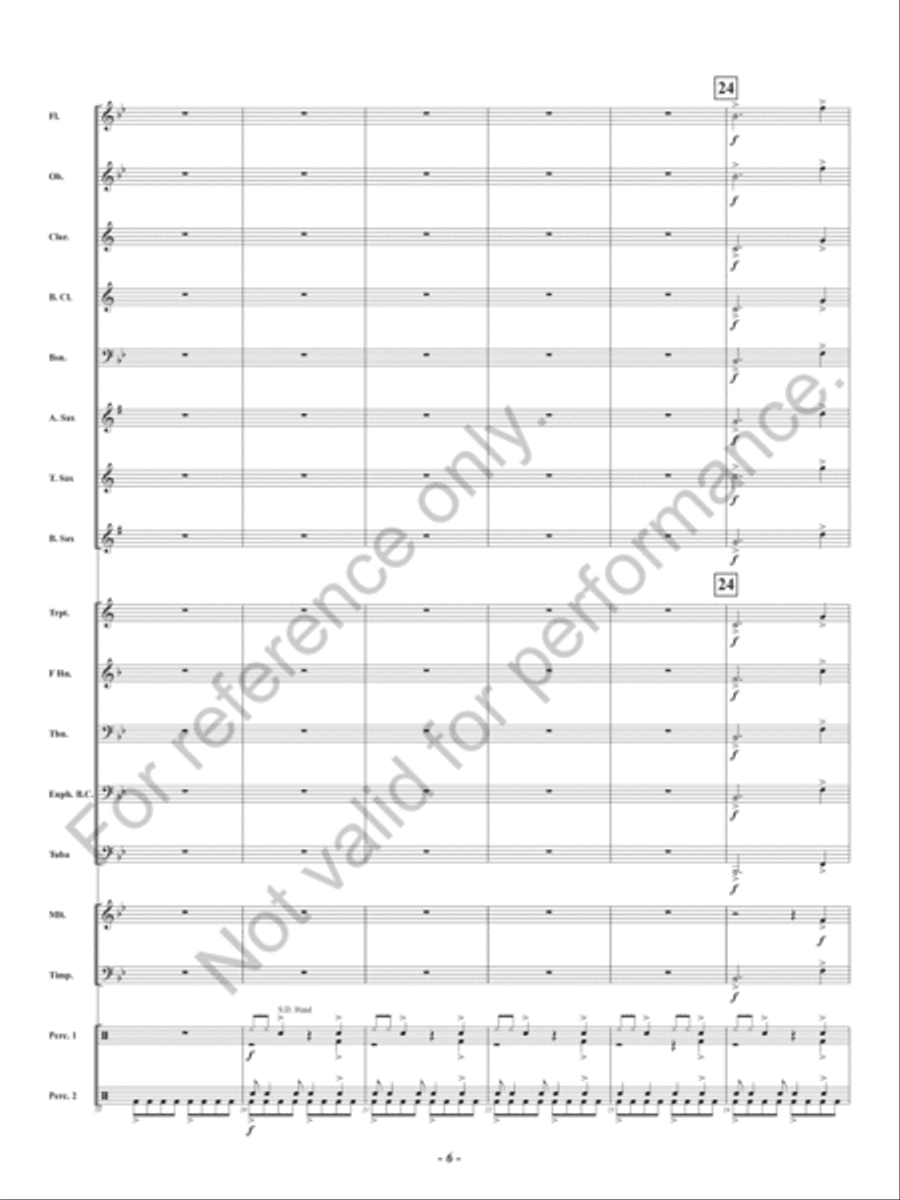 Kye Kye Kule Concert Band scores gallery preview page 7