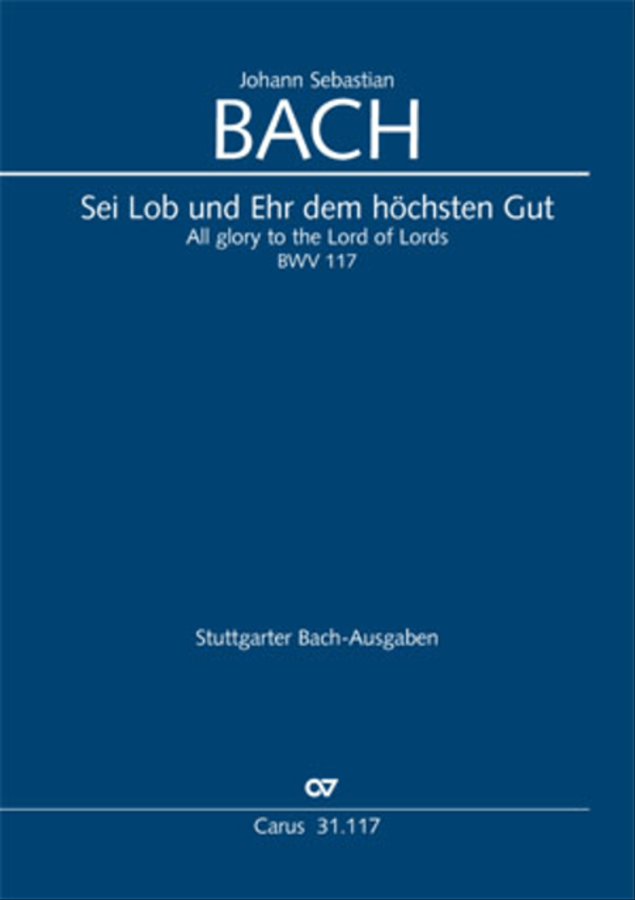 The highest good be praise and glory (Sei Lob und Ehr dem hochsten Gut) ATB scores gallery preview page 1