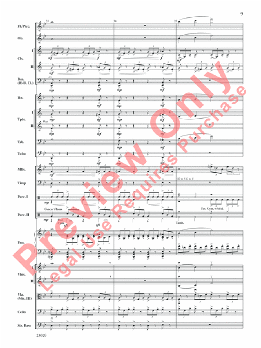 Charlie and the Chocolate Factory, Selections from the Original Movie Soundtrack Full Orchestra scores gallery preview page 10