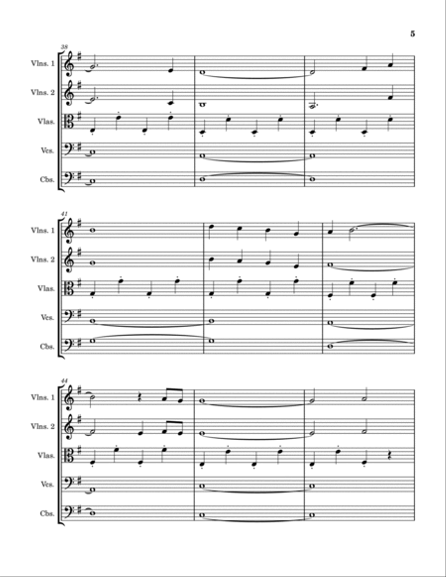 The Bedouin of Wyrms String Orchestra scores gallery preview page 6