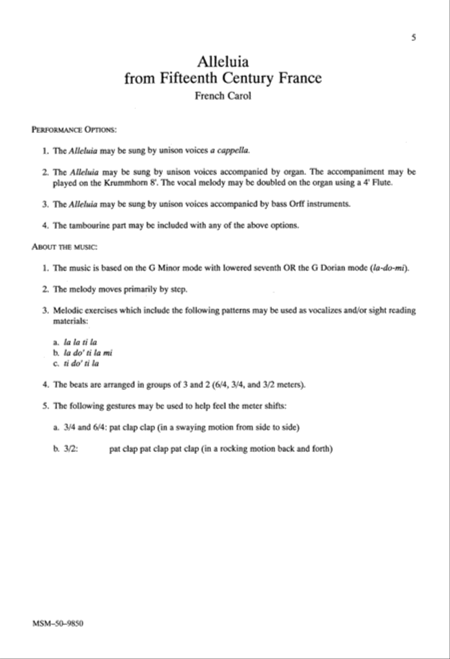 Alleluia Responses SSA scores gallery preview page 5