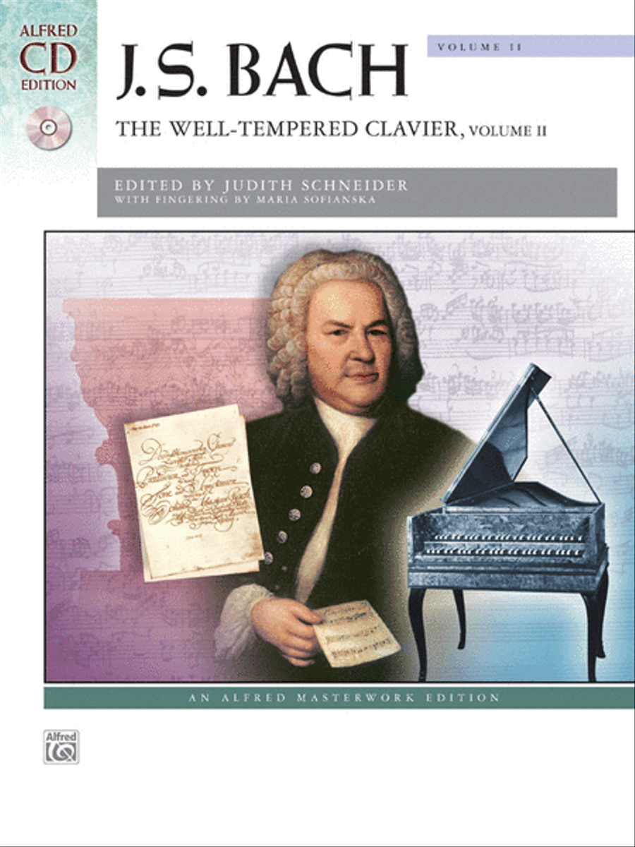 Bach -- The Well-Tempered Clavier, Volume 2 Piano Solo scores gallery preview page 1