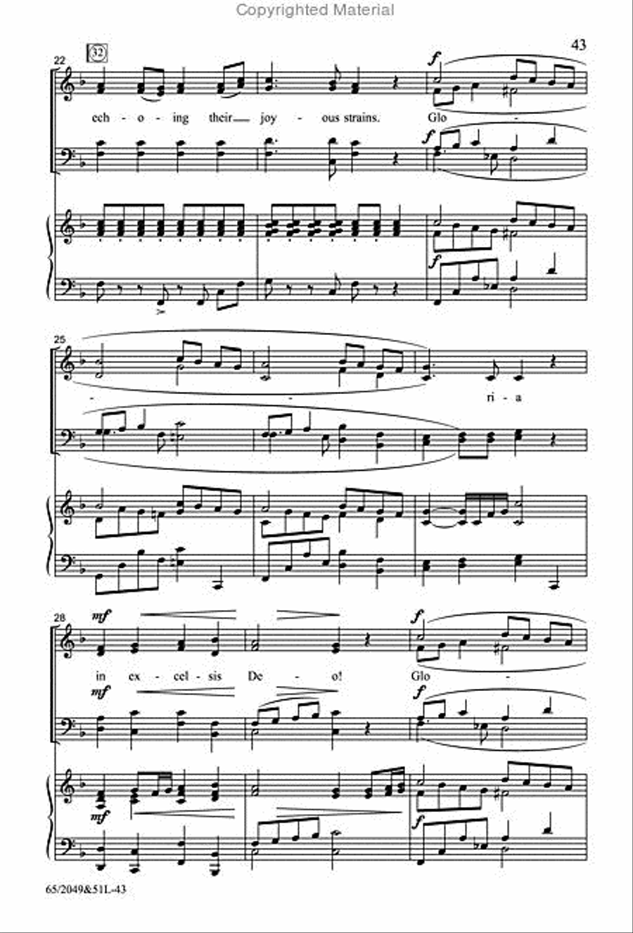 What Sweeter Music - SATB Score with Performance CD 4-Part scores gallery preview page 14