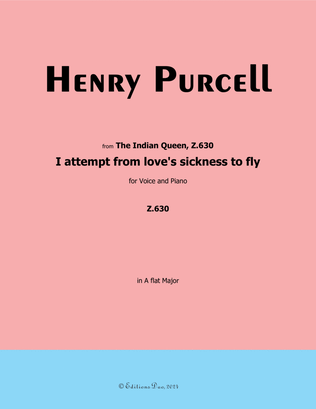 I attempt from Love's sickness to fly, by H. Purcell, in A flat Major