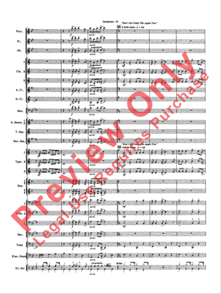 Big Band Spectacular Big Band Spectacular Concert Band scores gallery preview page 15