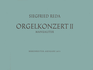 Orgelkonzert manualiter, No. 2
