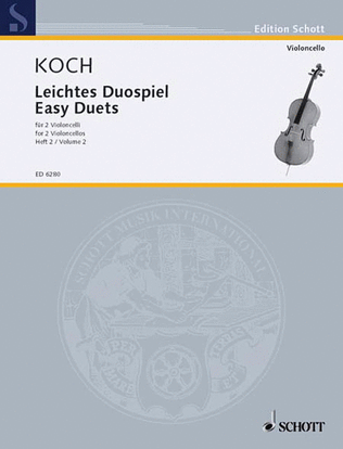 Book cover for Easy Duos for Cello - Vol. 2