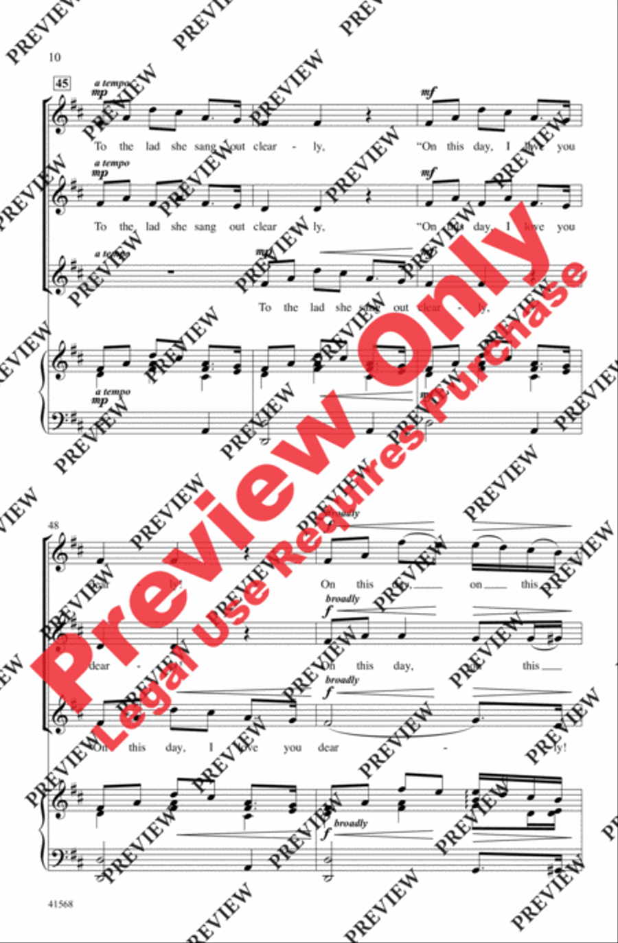 The Maiden Women's Choir scores gallery preview page 10