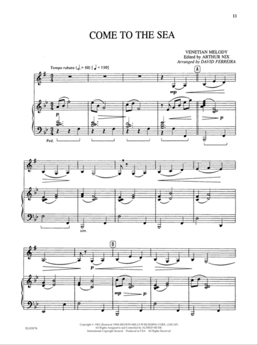 Classic Festival Solos (E-flat Alto Clarinet), Volume 2 Clarinet scores gallery preview page 4