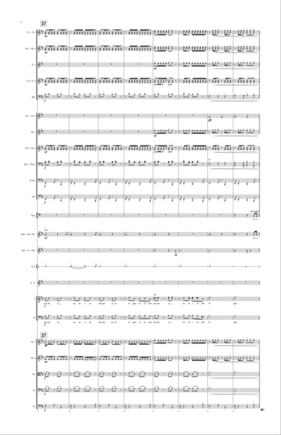 Dragonborn (skyrim Theme) Full Orchestra scores gallery preview page 6
