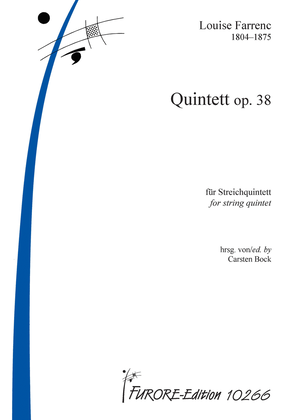Book cover for Quintett op. 38