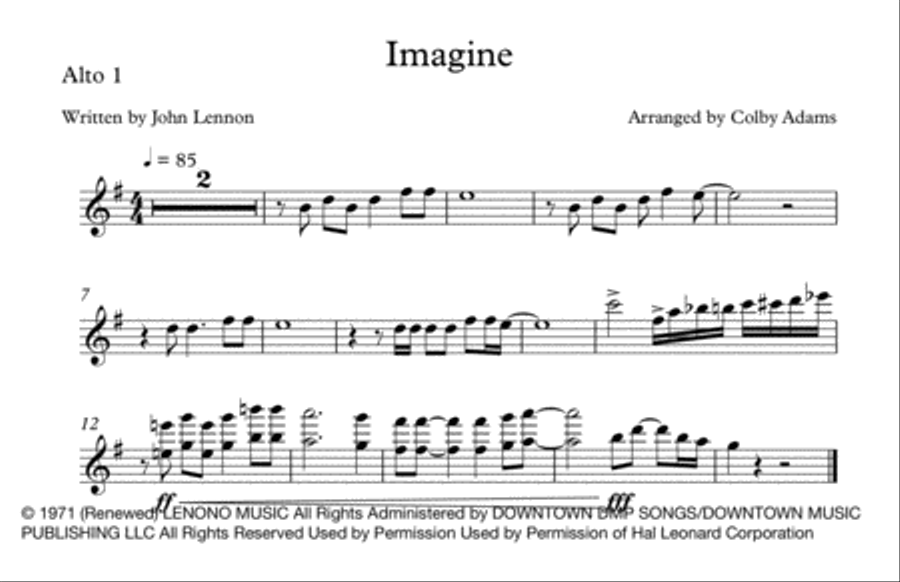 Imagine Large Ensemble scores gallery preview page 6