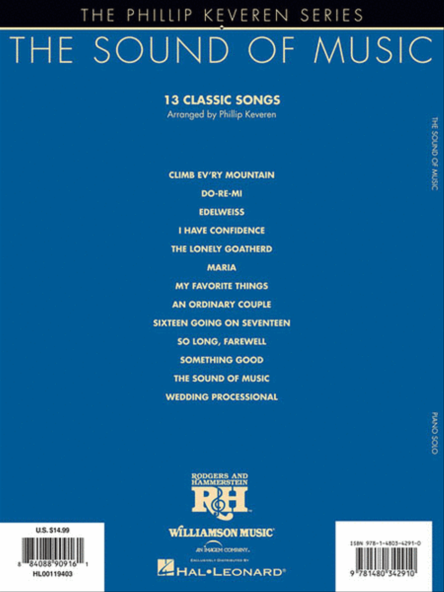 The Sound of Music Piano Solo scores gallery preview page 2