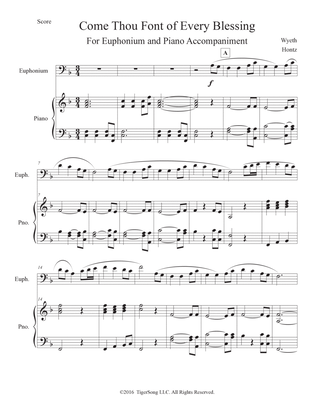 Come Thou Font (Variations for Solo Euphonium)