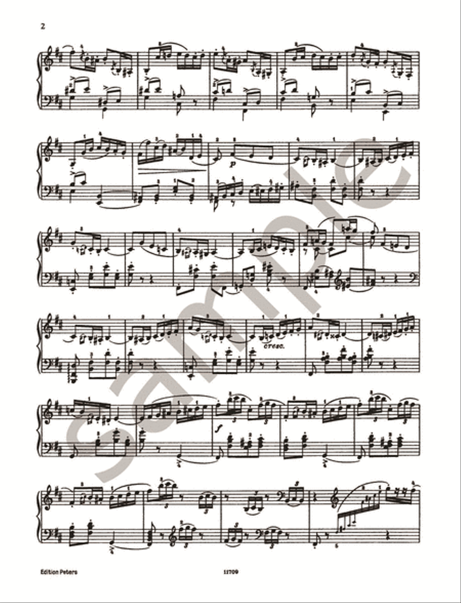 Selected Piano Works -- 14 Pieces from Opp. 51, 72 Piano scores gallery preview page 4