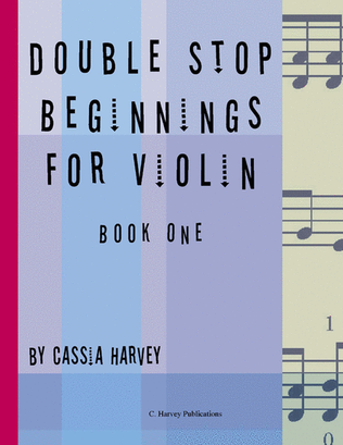 Book cover for Double Stop Beginnings for the Violin, Book One