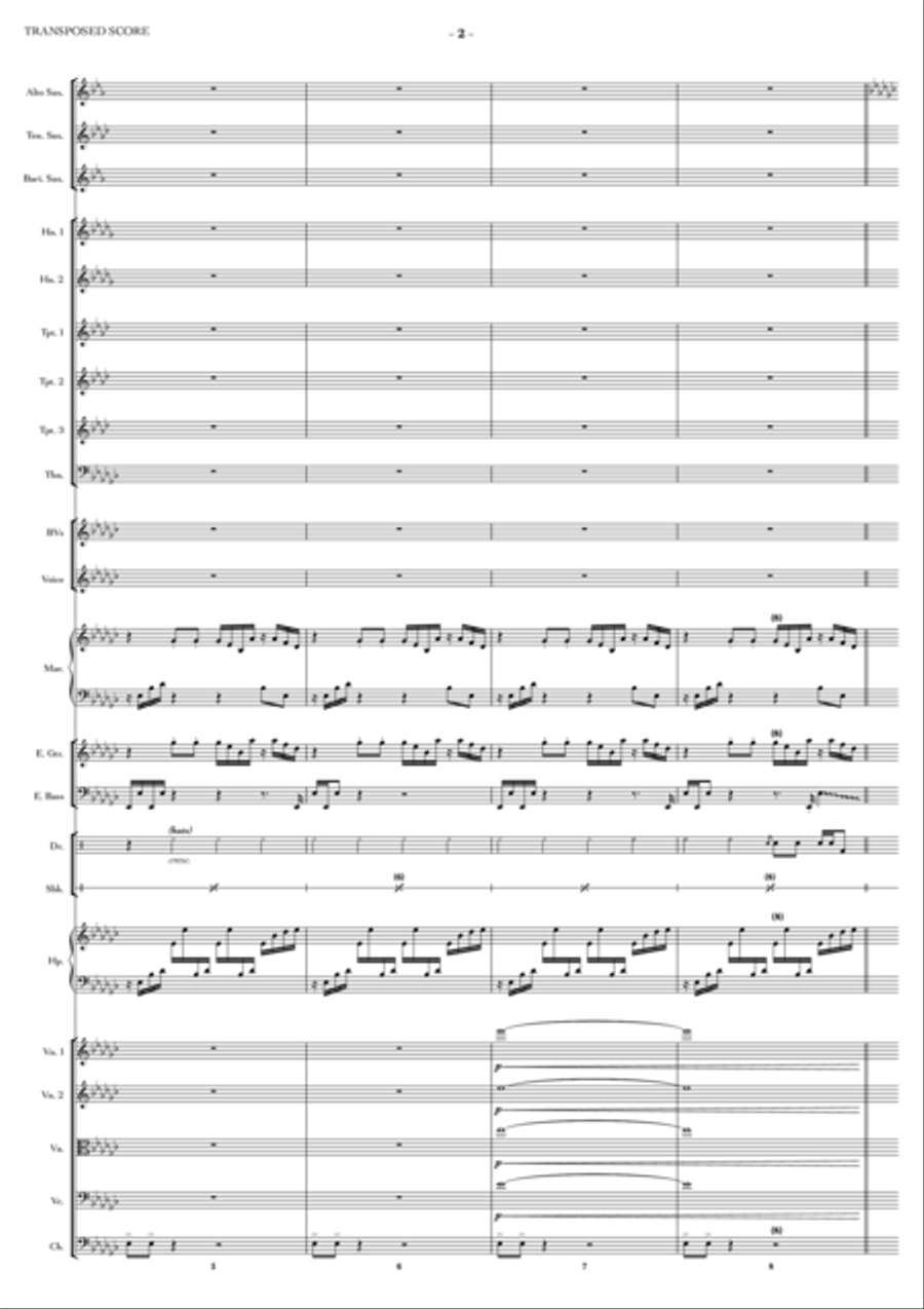Ain't Nobody Ain't Nobody Full Orchestra scores gallery preview page 2