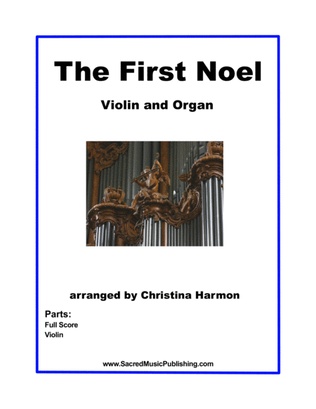 Book cover for The First Noel - Violin and Organ