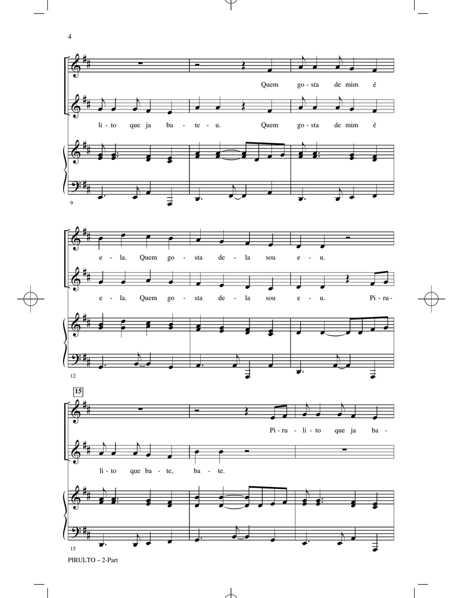 Pirulito 2-Part scores gallery preview page 2