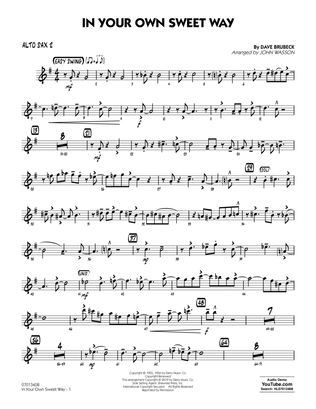 In Your Own Sweet Way (arr. John Wasson) - Alto Sax 2
