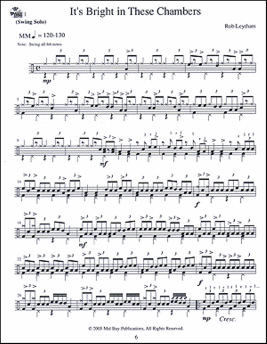 Musical Drumset Solos for Recitals, Contests and Fun Drum Set scores gallery preview page 4