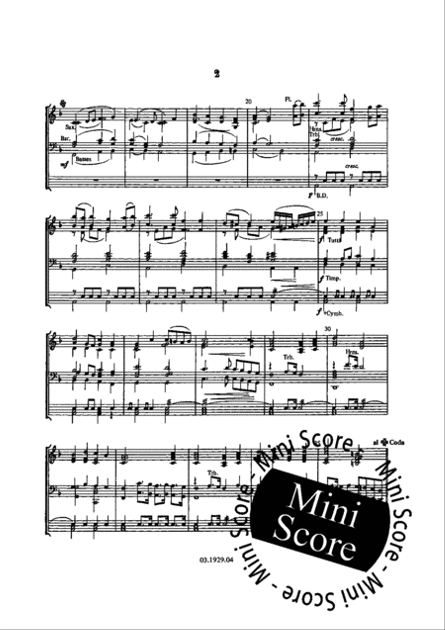 Hymne au Vin Hymne au Vin Concert Band scores gallery preview page 8