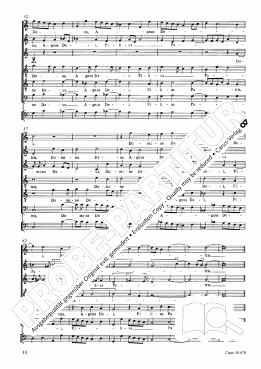 Missa in illo tempore Choir scores gallery preview page 23