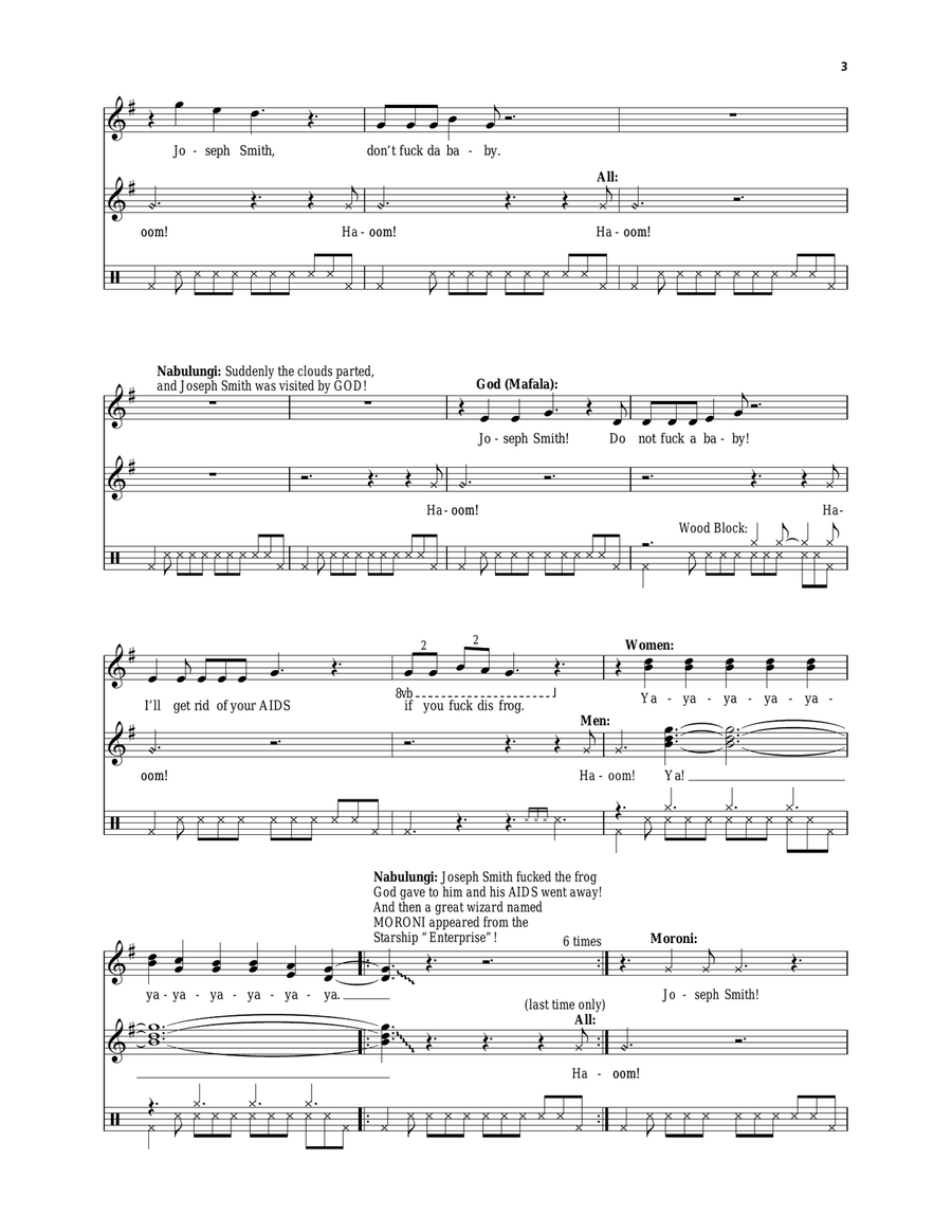 Joseph Smith American Moses Voice scores gallery preview page 3