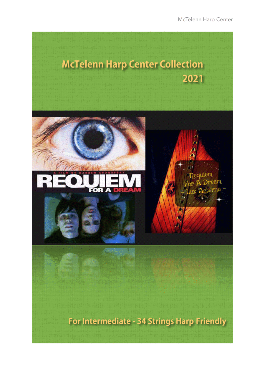 Requiem For A Dream Harp scores gallery preview page 1