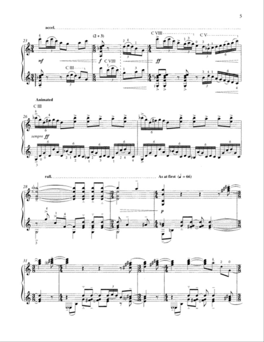 Of a Summer Evening Guitar scores gallery preview page 4