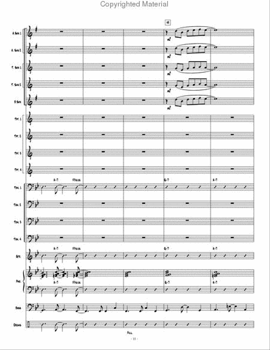 Skyline Bossa Jazz Ensemble scores gallery preview page 12