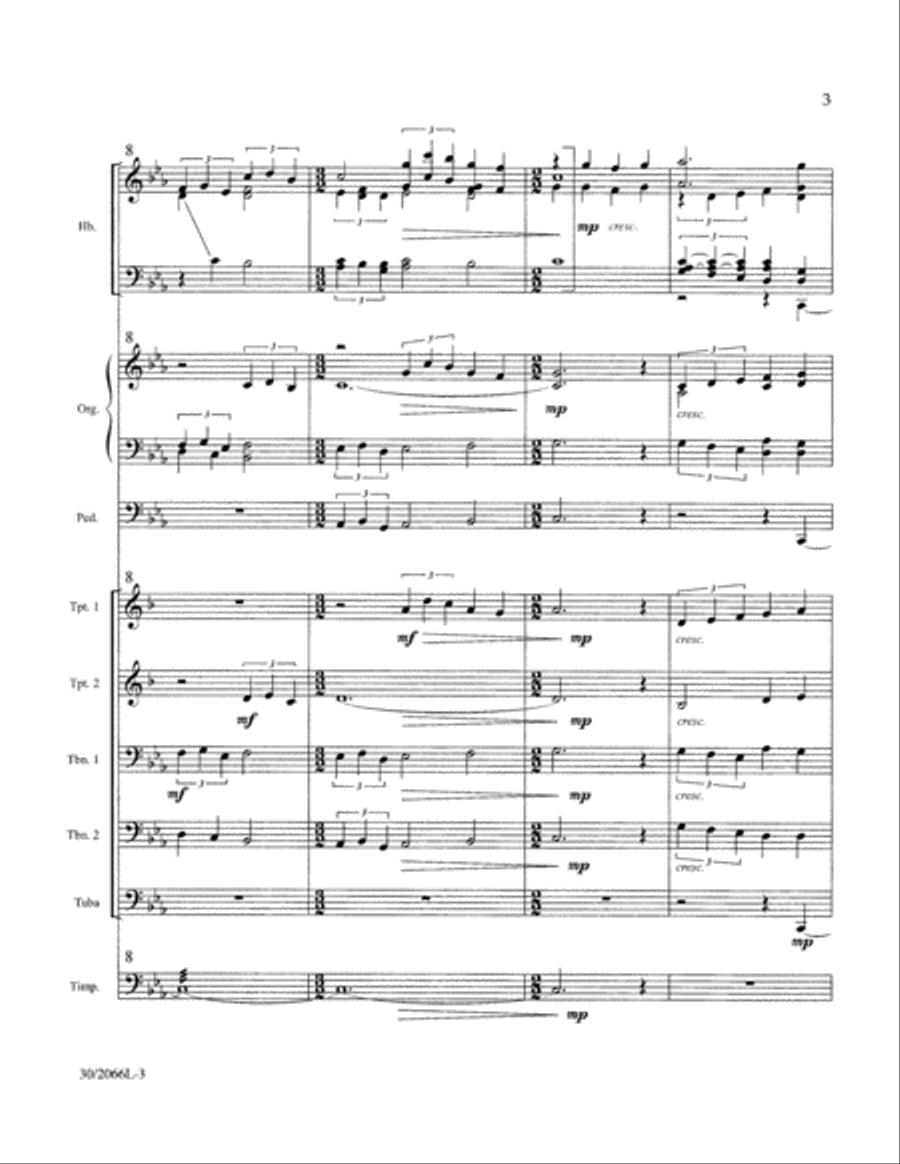 Finlandia - Brass and Percussion Score and Parts Trombone scores gallery preview page 5