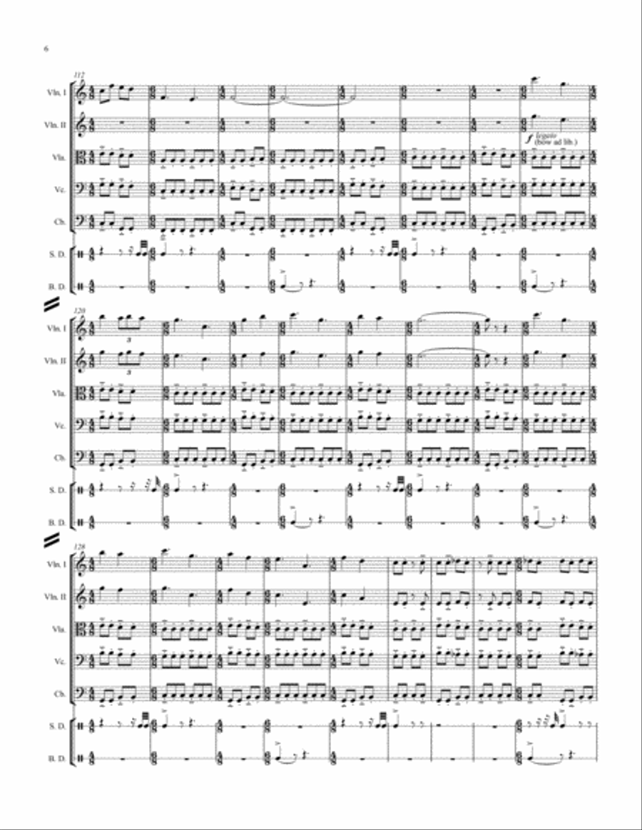 Rhumbish Collesque Rhumbish Collesque Small Ensemble scores gallery preview page 6