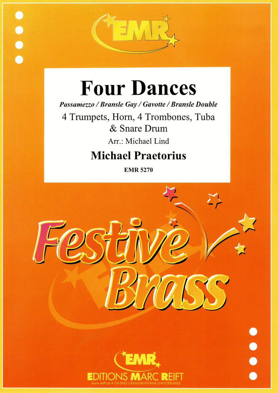 Four Dances Brass Ensemble scores gallery preview page 1