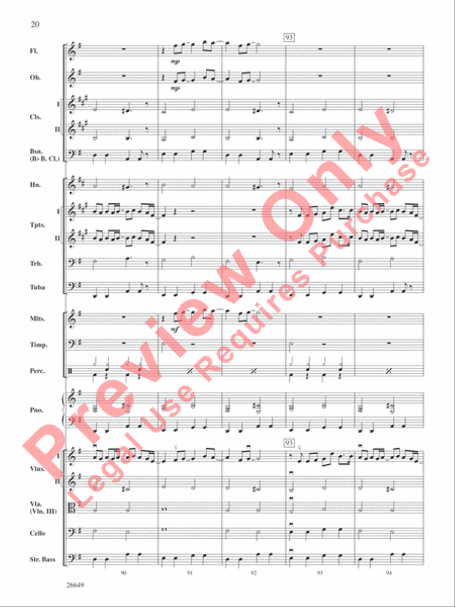 The Best of Green Day The Best of Green Day Full Orchestra scores gallery preview page 21