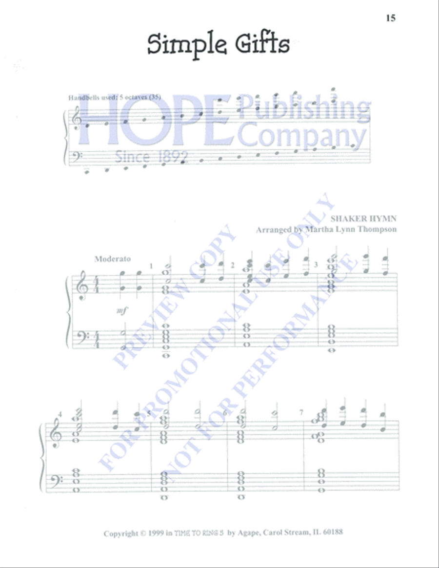 Time to Ring 5 Time to Ring 5 5-Octaves scores gallery preview page 17