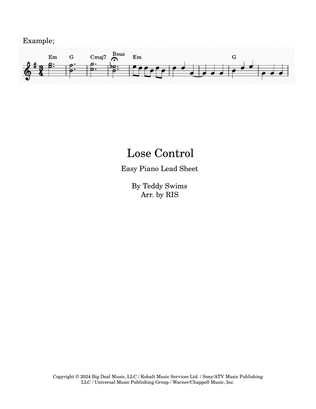 Book cover for Lose Control