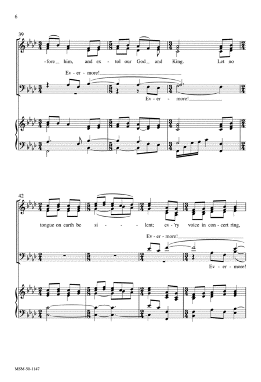 Of the Father's Love Begotten Divisi scores gallery preview page 5