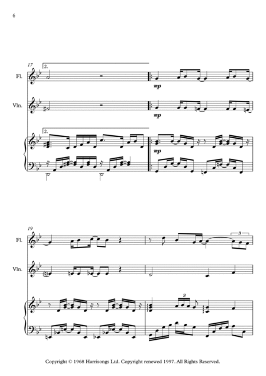 While My Guitar Gently Weeps Chamber Orchestra scores gallery preview page 6