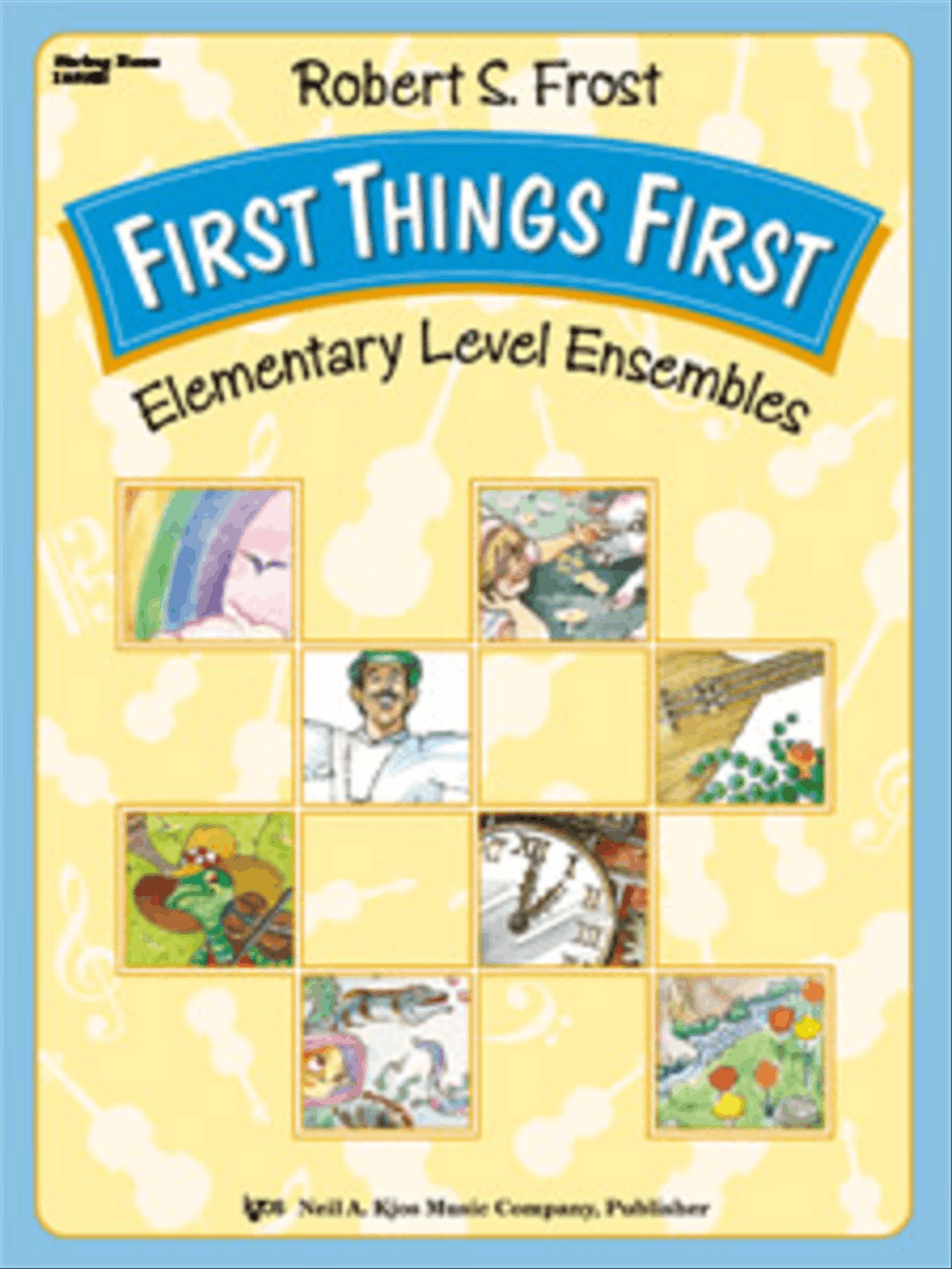 First Things First - String Bass Orchestra scores gallery preview page 1