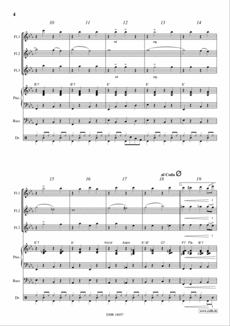 Popcorn Flute scores gallery preview page 4