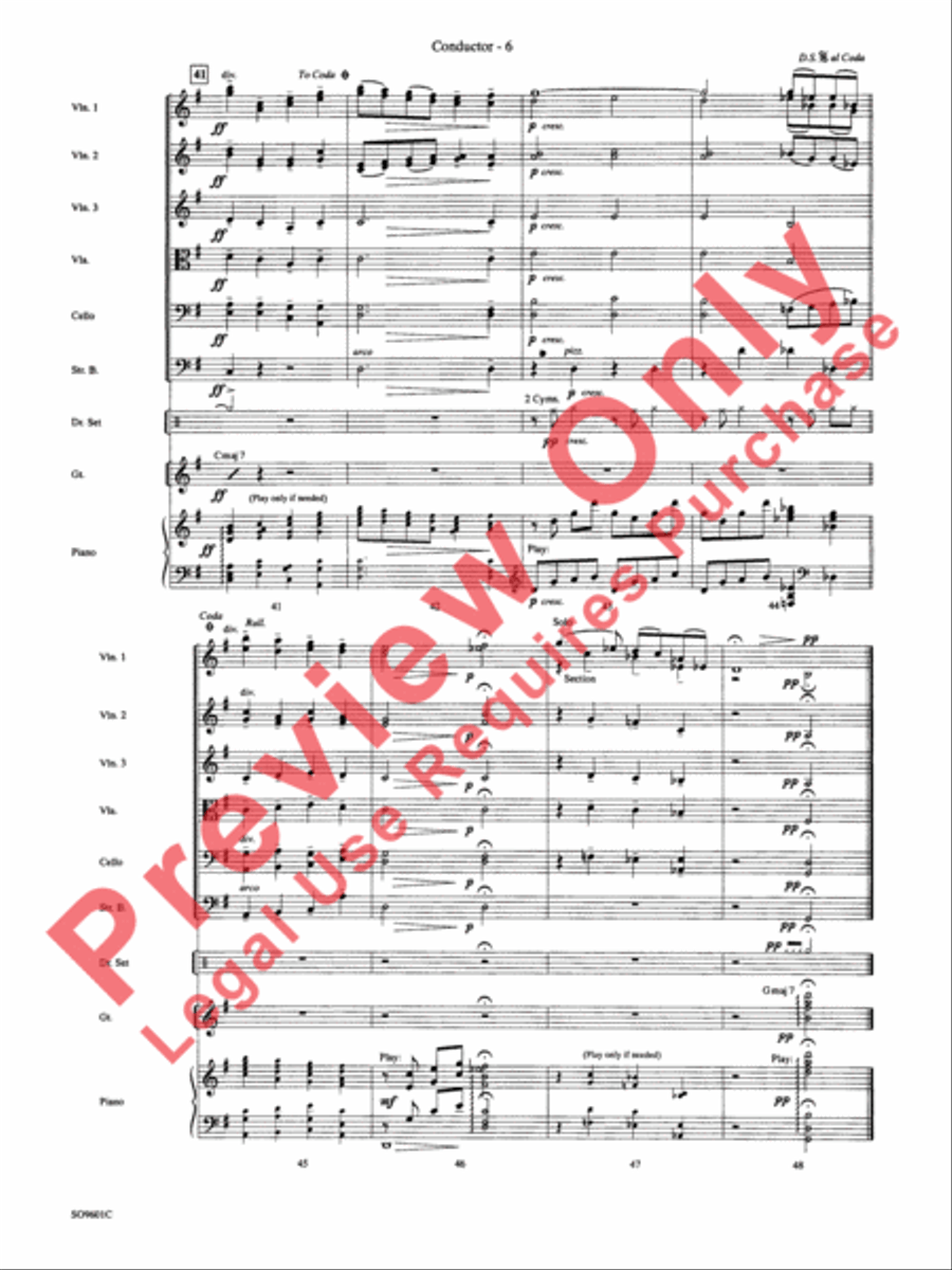 Have Yourself a Merry Little Christmas String Orchestra scores gallery preview page 8
