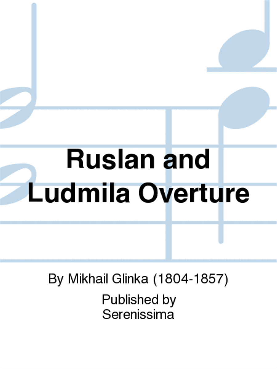 Ruslan and Ludmila Overture Orchestra scores gallery preview page 1